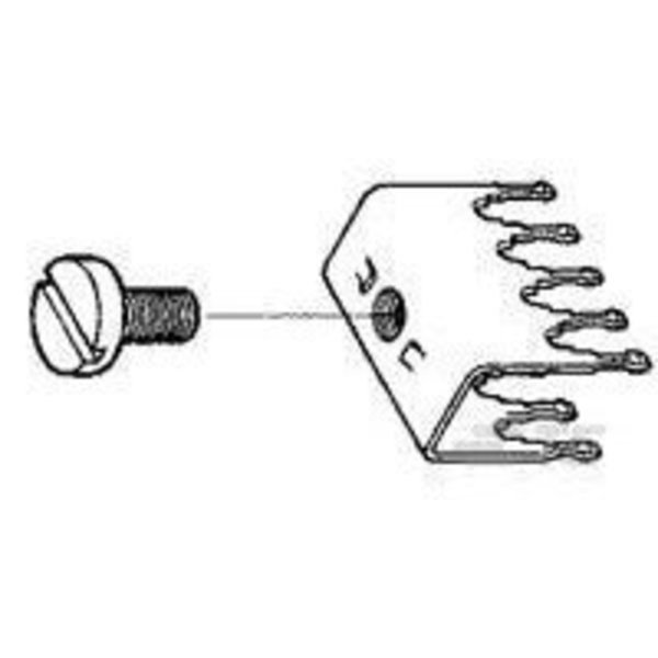 Te Connectivity 10 PWR TAP CONT PLTD STD .100 55558-7